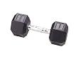York Single Rubber Hex Dumbbell