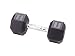 York Single Rubber Hex Dumbbell