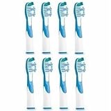 8 x REPLACEMENT TOOTHBRUSH HEADS COMPATIBLE FOR BRAUN ORAL B SONIC (2 x 4pk), compatible with Oral B sonic, SONIC VITALITY and SONIC COMPLETE, 