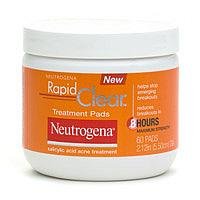 Neutrogena Acne Rapid Clear Daily Treatment Pads - 60 Each