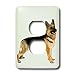 Dogs German Shepherd - German Shepherd - Light Switch Covers - 2 plug outlet cover