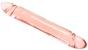 California Exotics Smooth Double Dildo, Translucence, 12 Inches