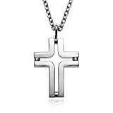 Edward Mirell Titanium Cross Pendant [N052A]