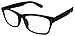 New Wayfarer Style Plastic Reading Glasses with Clear Bifocal Lens 540748TCB