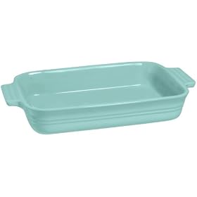 Le Creuset Stoneware Rectangular Baking Dish, Satin Blue, 26 cm