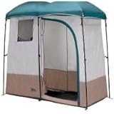 DOUBLE SHOWER TENT OUTDOOR SHOWER TENT (COLORS MAY VARY)