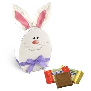 Ghirardelli Chocolate Easter Bunny Gift Box with Squares Chocolates, 5.19 oz.