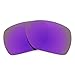 Revant Replacement Lenses for Oakley Deviation, Polarized, Plasma Purple MirrorShield