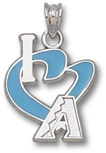 Arizona Diamondbacks I Heart A 3/4 Enamel Enamel Pendant