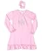 Petit Lem Pink Tutu L/S Nightgown With Scrunchie