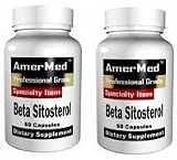 Beta Sitosterol Phytosterol Complex 1000 mg, 90 Caps (2 BOTTLES) by AmerMed