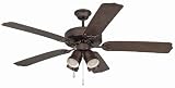 Yosemite Home Decor Sharon-RB 52-Inch Ceiling Fan with Light Kit Rated for Wet Locations, Oil Rubbed Bronze Reviews 31gD3hoYANL. SL160 AireRyder Montreux Ceiling Fan