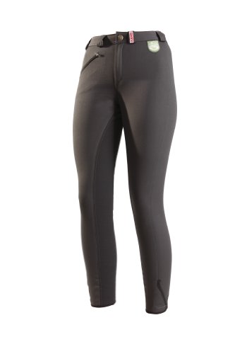 Ultrasport RTS Bentex Damen Reithose mit Vollbesatz, anthrazit, 68, 1003-155-68