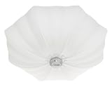 Hunter Sand Dollar Bathroom Fan with Light, Brushed Nickel #82003
