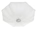 Hunter 82003 Sand Dollar Bathroom Fan with Light, Brushed Nickel