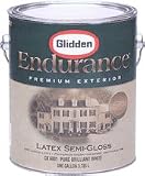 Glidden Color Intrior Latex Eggshell, White 1 Qt