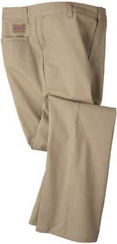 Dickies Women's Flat Front Stretch Twill Pant, Dark Navy, 14 Tall Dickies Women's Flat Front Stretch Twill Pant, Dark Navy, 14 Tall