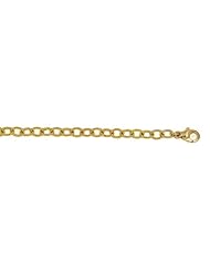 14K Yellow Gold Textured 6mm Necklace 20 Inch