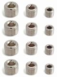  : Pipe Plug 0.25 in. 4 Pack Chrome Plated