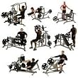 Body Solid Leverage Commercial Gym Room