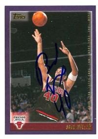 Brad Miller autographed Basketball Card (Chicago Bulls)