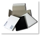 100 White Self-Sealing Fold-Up Cardboard Standard Single DVD Case Mailers #DVBC01 SS- Shipping Boxes / Containers w/ Self-Sealing Flap