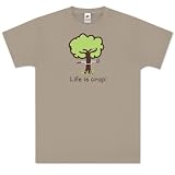 Golf Tree T-Shirt by " Life Is Crap " 100% Cotton Short Sleeve Golfer Shirt