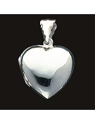 Sterling Silver Domed Heart Locket