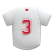 CAPerz - Baseball Jersey No. 3 - White/Red/White