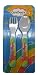 Care Bear Baby Toddler Feeding Spoon Fork Set, (RAINBOW)