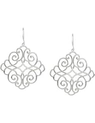 Diamond Earrings Sterling Silver