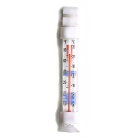 Taylor Food Service Bulk Pack of Economy Freezer-Refrigerator Dial Thermometer, 50-Pack