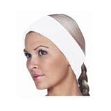 Scalpmaster Waffle Weave Velcro Spa Headband / White (3088)