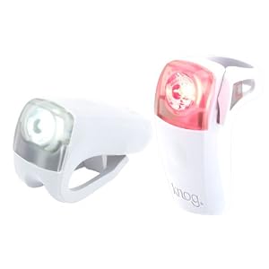 Click here to see all customer reviews now Knog Boomer Bicycle Head Light/Tail Light Set