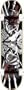 Birdhouse (CPX1032) Tony Hawk Falcon 3 Series 7.5-Inch Full Size Complete Skateboard (Black)