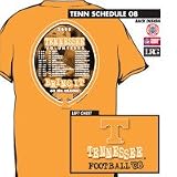 Tennessee Orange Football Schedule '08 T-shirt