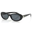 VERSUS Black Sunglasses with Smoke Colored Lenses. Model: E17-852
