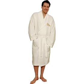 Mr And Mrs Bathrobe, White, Mr