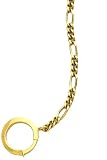 Euro Geneve 14k Gold Waldemar Chain with figaro links for Gold Pocketwatches