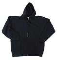 Lässige Kapuzen Jacke schwarz XS-4XL