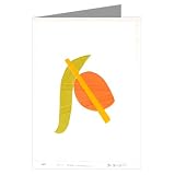 Notable Sosaku Hanga (Creative Print, Japanese Woodcut) Artist Yamaguchi Gen, 1968 Series Mind Universe #1, Block Print, Greeting Card Set