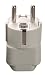 Grounded Adapter US to Europe CE Certified