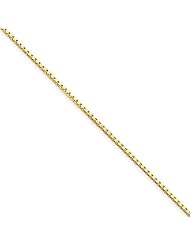 1 mm, 14 Karat Gold, Box Chain - 14