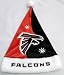 Atlanta Falcons Color Block Santa Hat