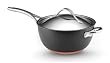 Anolon Nouvelle Copper Hard Anodized Nonstick 5-1/2-Quart Covered Saucier