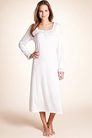 Per Una Cool Comfort Modal Blend Lace Trim Long Nightdress