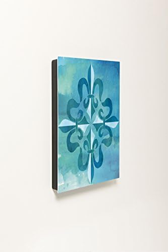 Command Décor Damage-Free Wall Tiles, Quatre Fleur de Lys