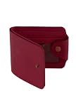 Belfort - Unisex Leather Wallet | Plum Red