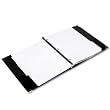 Rolodex 66451 Rolodex Business Card Binder, A-Z Tabs, 200-Card Capacity, 10 3/8 x 11 1/2, Bk