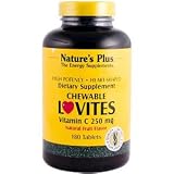 Nature's Plus Chewable Lovites Vitamin C, 250 mg, Natural Fruit Flavor, 180 Tablets by ClubNatural